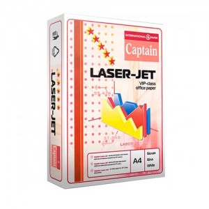 Бумага Captain Laser Jet, 500л, А4
