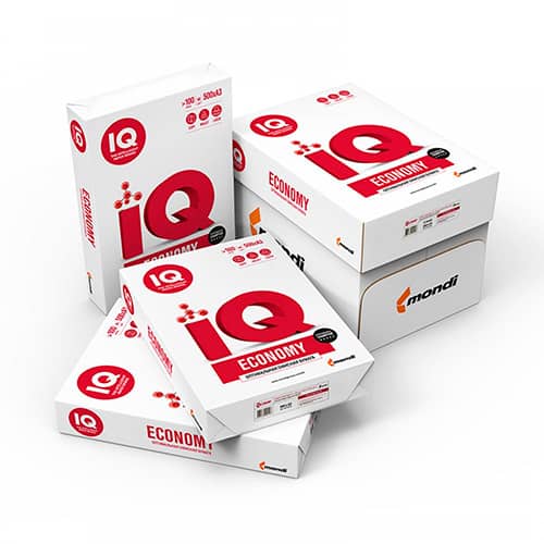 Бумага IQ Economy, A4, класс С+, 80г/м2, 500л
