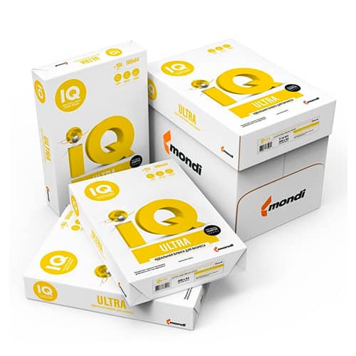 Бумага IQ Ultra, А4, класс А+, 80г/м2, 500л