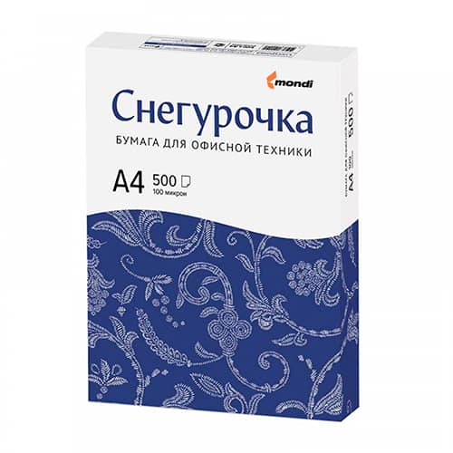 Бумага офисная "Снегурочка", 80 г/м2, 500л, А4