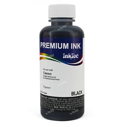 Чернила для CANON GI-490BK PIXMA G1400/ 2400/ 3400 (100мл,Pigment,black) C0090-100MB InkTec