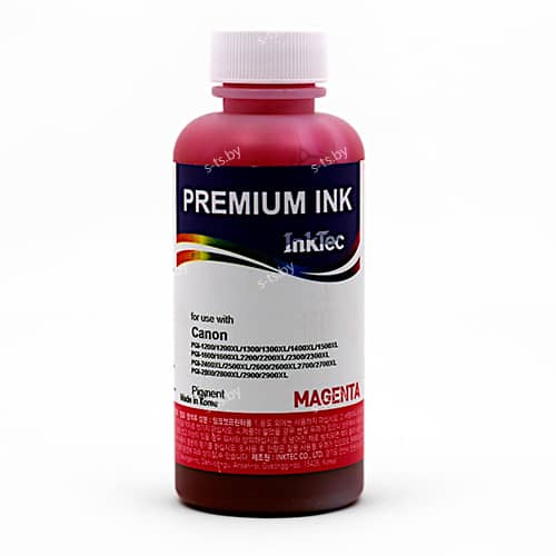 Чернила для CANON PGI-1200/ 2400/ 2500/ 2700/ 2800/ 2900 (100мл,Pigment,magenta) C5000-100MM InkTec