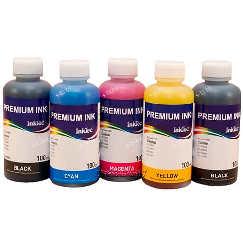 Комплект чернил C5050-C5051 InkTec для Canon PGI-450, CLI-451 (5х100мл)