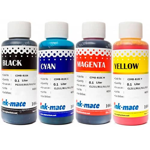 Комплект чернил CIM-810 Ink-Mate для Canon PG-510Bk/ 512Bk, CL-511M/ 513M (4х100мл)