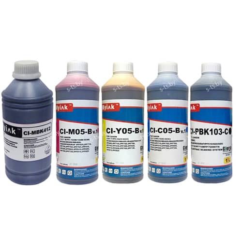Комплект чернил MyInk для Canon PFI-102BK/ 107/ 303 (5х1000мл)