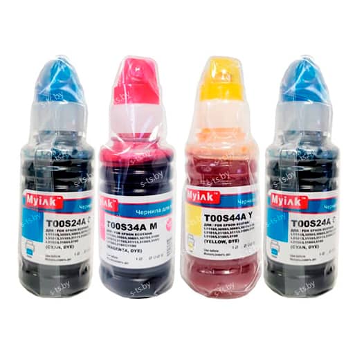 Чернила 103 для EPSON EcoTank L1110/ L3050/ L5190 (4х70мл), комплект MyInk