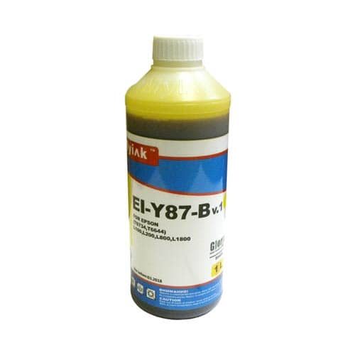 Чернила для EPSON (T6644/T6734) L100/ L200/ L655/ L800/ L1800 (1л, yellow, Dye) EI-Y87-B Gloria™ MyInk
