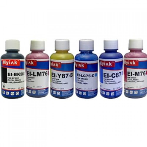 Комплект чернил MyInk для EPSON L100/ L200/L800/L1800 (6х100мл)