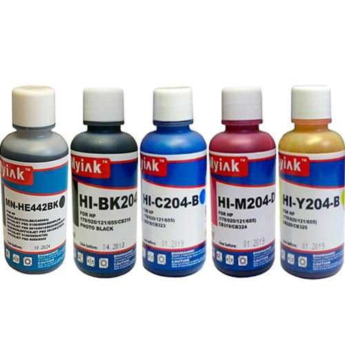 Комплект чернил MyInk для HP 178/ 121/ 655/ 920/ GT51/ GT52/ GT53 (5х100мл)