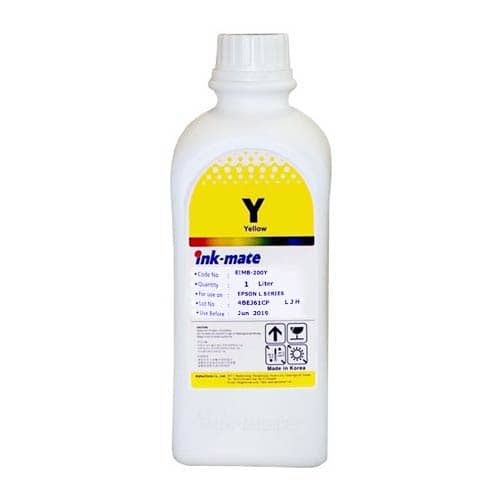 Чернила для EPSON (T6644) L100/ L200 (1л, yellow, Dye) EIM-200Y Ink-Mate