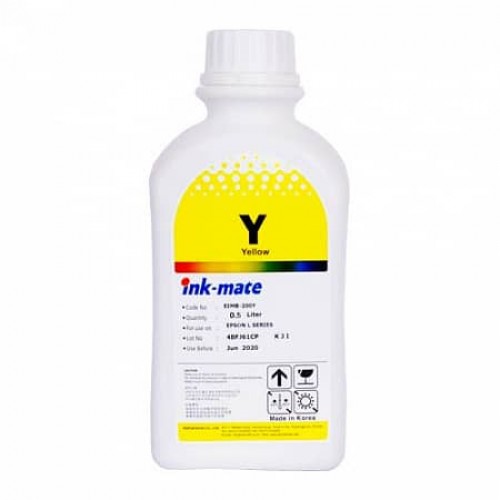 Чернила для EPSON (T6644) L100/ L200 (500мл, yellow, Dye) EIM-200Y Ink-Mate