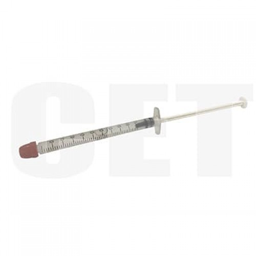 Смазка силиконовая для термопленок KYOCERA, RICOH (шприц,1ml) (CET), CLS0410